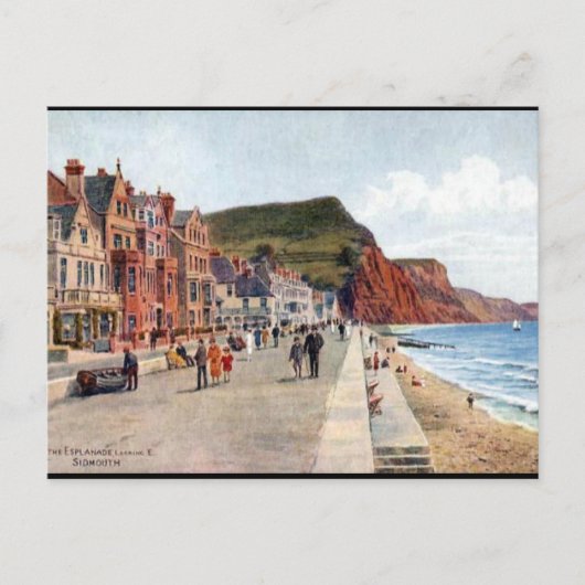 Oud Briefkaart - Sidmouth, Devon (Voorkant)