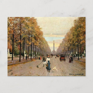 Oud Briefkaart - Siegesallee, Berlijn