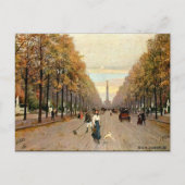 Oud Briefkaart - Siegesallee, Berlijn (Voorkant)