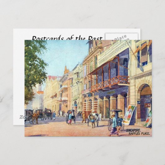 Oud Briefkaart - Singapore (Voorkant / Achterkant)