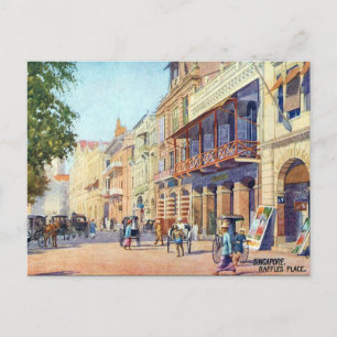 Oud Briefkaart - Singapore