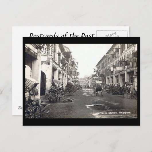 Oud Briefkaart - Singapore (Voorkant / Achterkant)