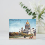 Oud Briefkaart - Sint-Petersburg, Rusland (Staand voorkant)
