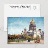 Oud Briefkaart - Sint-Petersburg, Rusland (Voorkant / Achterkant)