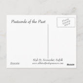 Oud Briefkaart - Sint-St, Newmarket, Suffolk (Achterkant)