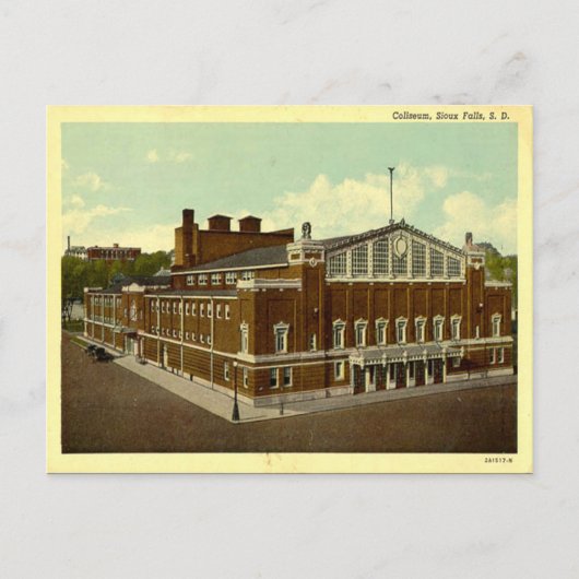 Oud Briefkaart - Sioux Herfsten, South Dakota (Voorkant)