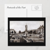 Oud Briefkaart - Skegness Clock Tower (Voorkant / Achterkant)
