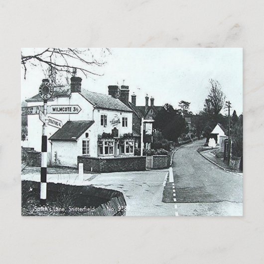 Oud Briefkaart - Snitterfield, Warwickshire (Voorkant)