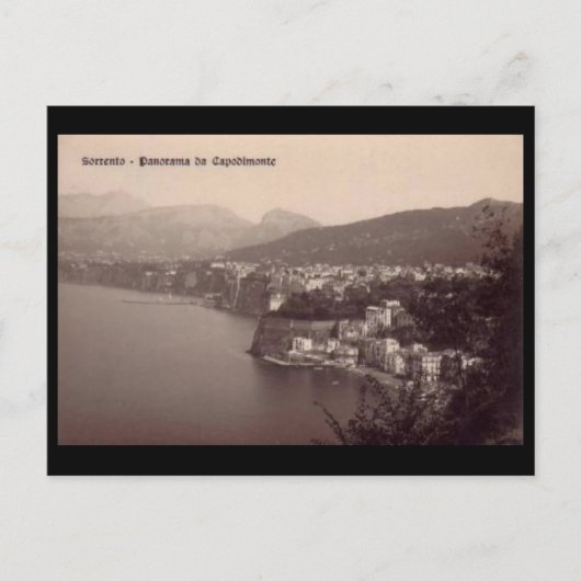 Oud Briefkaart - Sorrento, Italië (Voorkant)