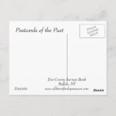 Oud Briefkaart - Spaarbank, Buffalo, NY (Achterkant)