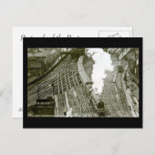 Oud Briefkaart - Spoorwegkruising, Newcastle-on-Ty (Voorkant / Achterkant)