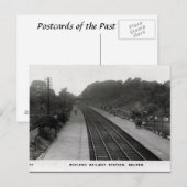 Oud Briefkaart - Spoorwegstation, Belper, Derbyshi (Voorkant / Achterkant)