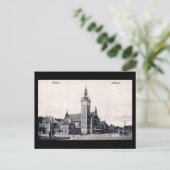 Oud Briefkaart, spoorwegstation Gdansk/Danzig Briefkaart (Staand voorkant)