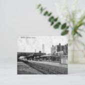 Oud Briefkaart - Spoorwegstation Surbiton (Staand voorkant)