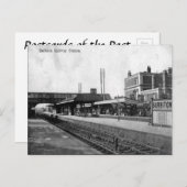 Oud Briefkaart - Spoorwegstation Surbiton (Voorkant / Achterkant)