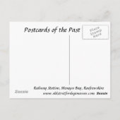 Oud Briefkaart - Spoorwegstation, Wemyss Bay (Achterkant)