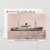 Oud Briefkaart - SS Braemar Castle (Voorkant / Achterkant)