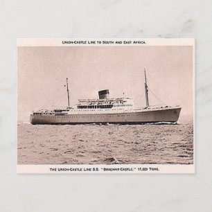 Oud Briefkaart - SS Braemar Castle