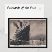 Oud Briefkaart - SS Columbus (Voorkant / Achterkant)