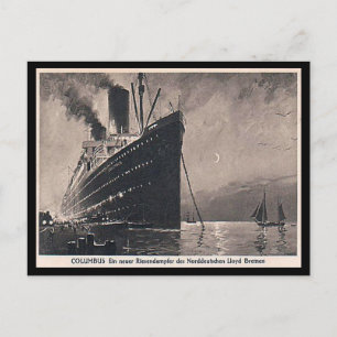 Oud Briefkaart - SS Columbus