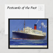 Oud Briefkaart - SS Franconia (Voorkant / Achterkant)