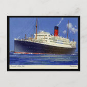 Oud Briefkaart - SS Franconia (Voorkant)