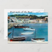 Oud Briefkaart - St Aubin, Jersey, Kanaaleilanden (Voorkant / Achterkant)