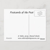 Oud Briefkaart - St Aubin, Jersey, Kanaaleilanden (Achterkant)