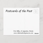 Oud Briefkaart - St Augustinus, Florida (Achterkant)