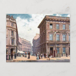Oud Briefkaart - St James's St., Derby