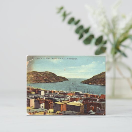 Oud Briefkaart - St. John's, Newfoundland (Staand voorkant)