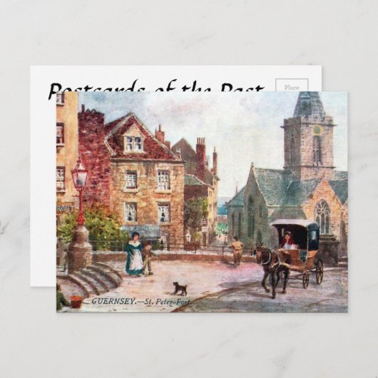Oud Briefkaart - St Peter Port, Guernsey (Voorkant / Achterkant)