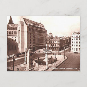 Oud Briefkaart - St Peter's Square, Manchester