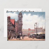 Oud Briefkaart - stadhuis, Derby (Voorkant / Achterkant)