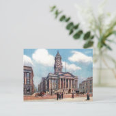 Oud Briefkaart - stadhuis van Birkenhead (Staand voorkant)