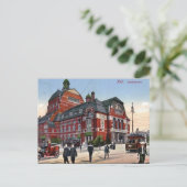 Oud Briefkaart - Stadttheater, Kiel, Duitsland (Staand voorkant)