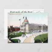 Oud Briefkaart - State House, Boston, Mass (Voorkant / Achterkant)
