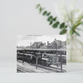 Oud Briefkaart - station Guildford (Staand voorkant)