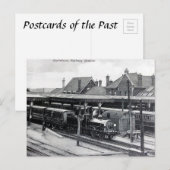 Oud Briefkaart - station Guildford (Voorkant / Achterkant)