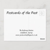 Oud Briefkaart - station Guildford (Achterkant)