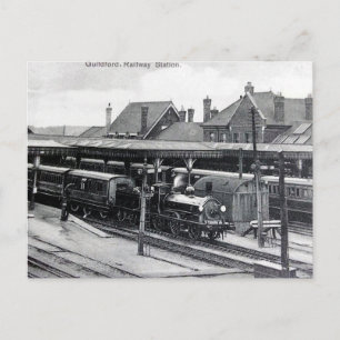 Oud Briefkaart - station Guildford