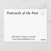 Oud Briefkaart - Station, Penzance, Cornwall (Achterkant)