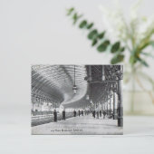 Oud Briefkaart - station van York (Staand voorkant)