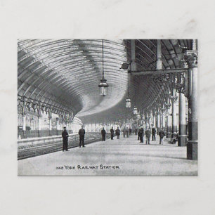 Oud Briefkaart - station van York