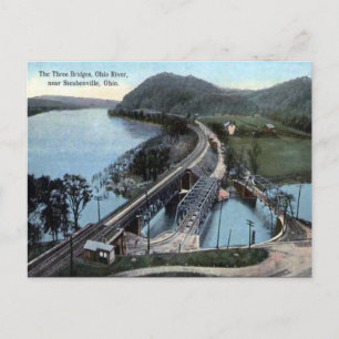 Oud Briefkaart - Steubenville, Ohio