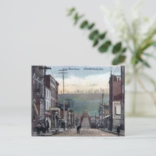Oud Briefkaart - Steubenville, Ohio (Staand voorkant)