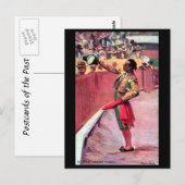 Oud Briefkaart - Stierenvechten (Voorkant / Achterkant)
