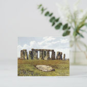 Oud Briefkaart - Stonehenge, Wiltshire (Staand voorkant)