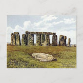 Oud Briefkaart - Stonehenge, Wiltshire (Voorkant)