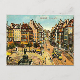 Oud Briefkaart - Straatsburg, Frankrijk